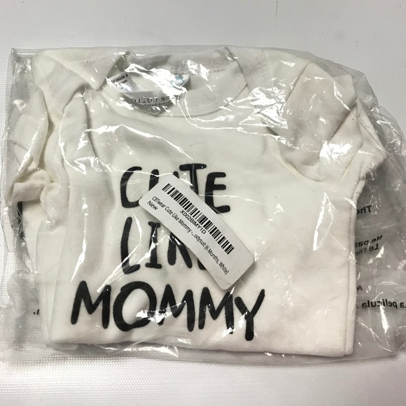 CBT Wear Girls' One Piece Bodysuit White 6 Months - Picture 1 of 3